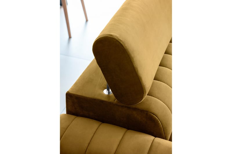 Laurece Sovesofa 3-seter - Gul - Møbler - Sofaer - Sovesofaer - 3 seters sovesofa