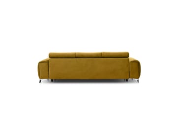 Laurece Sovesofa 3-seter - Gul - Møbler - Sofaer - Sovesofaer - 3 seters sovesofa
