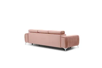 Laurece Sovesofa 3-seter - Rosa - Møbler - Sofaer - Sovesofaer - 3 seters sovesofa