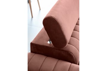 Laurece Sovesofa 3-seter - Rosa - Møbler - Sofaer - Sovesofaer - 3 seters sovesofa
