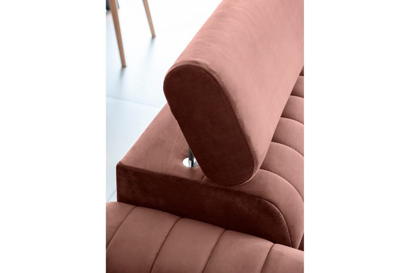 Laurece Sovesofa 3-seter - Rosa - Møbler - Sofaer - Sovesofaer - 3 seters sovesofa