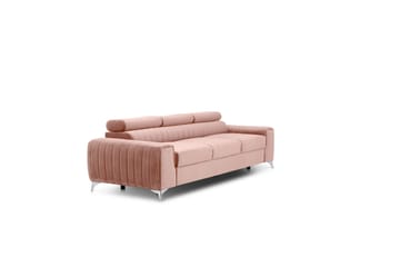 Laurece Sovesofa 3-seter - Rosa - Møbler - Sofaer - Sovesofaer - 3 seters sovesofa