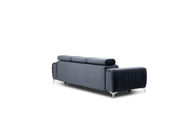 Laurece Sovesofa 3-seter - Svart - Møbler - Sofaer - Sovesofaer - 3 seters sovesofa