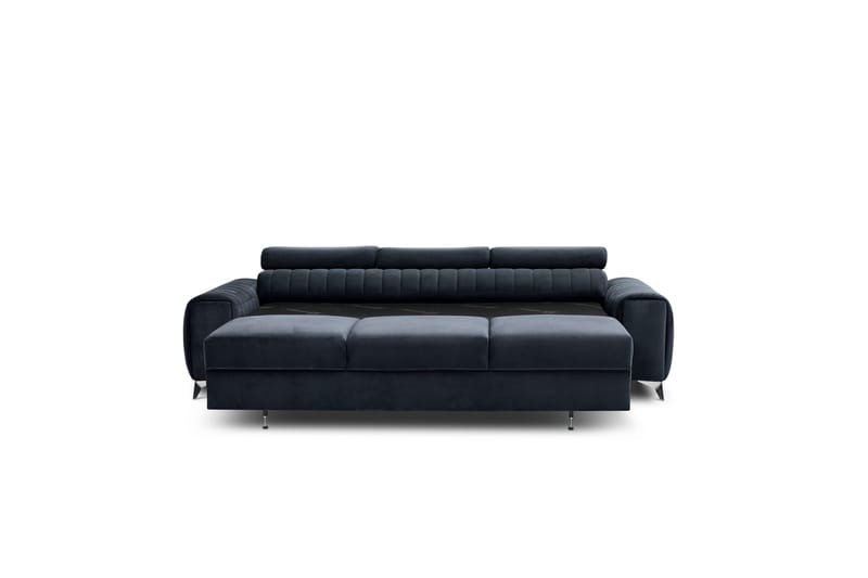 Laurece Sovesofa 3-seter - Svart - Møbler - Sofaer - Sovesofaer - 3 seters sovesofa