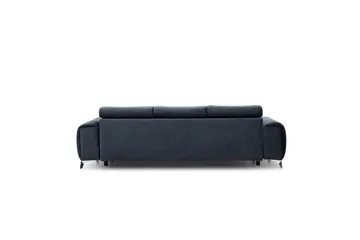 Laurece Sovesofa 3-seter - Svart - Møbler - Sofaer - Sovesofaer - 3 seters sovesofa