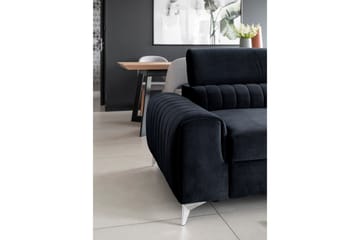 Laurece Sovesofa 3-seter - Svart - Møbler - Sofaer - Sovesofaer - 3 seters sovesofa
