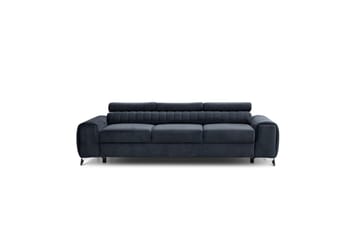 Laurece Sovesofa 3-seter - Svart - Møbler - Sofaer - Sovesofaer - 3 seters sovesofa
