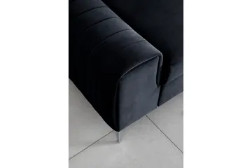 Laurece Sovesofa 3-seter - Svart - Møbler - Sofaer - Sovesofaer - 3 seters sovesofa