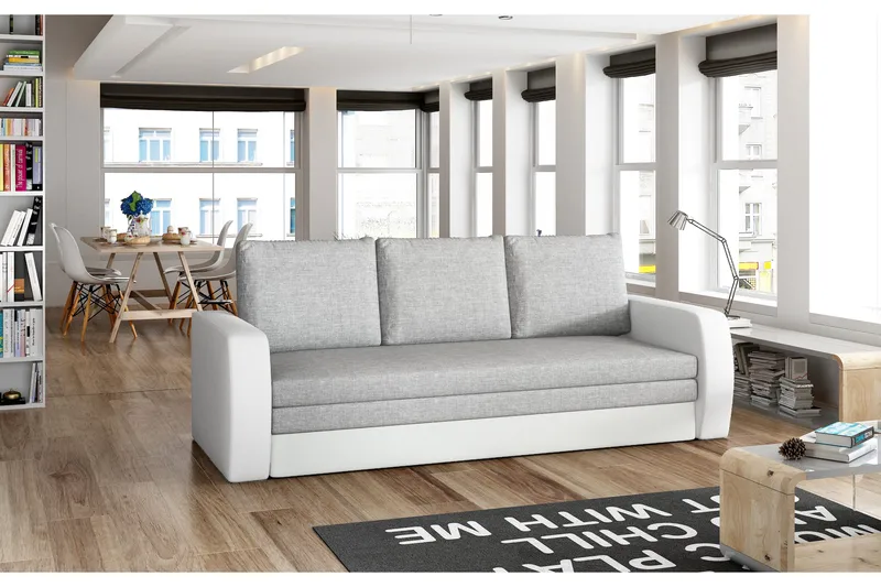 Lerma Sovesofa, Grå/Hvit