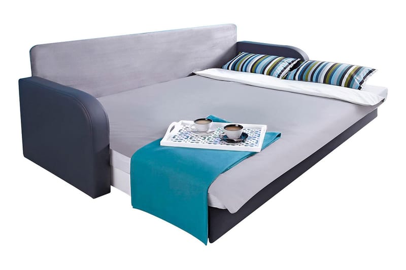 Lido Sovesofa 208x75x86 cm - Lilla - Møbler - Sofaer - Sovesofaer - 3 seters sovesofa