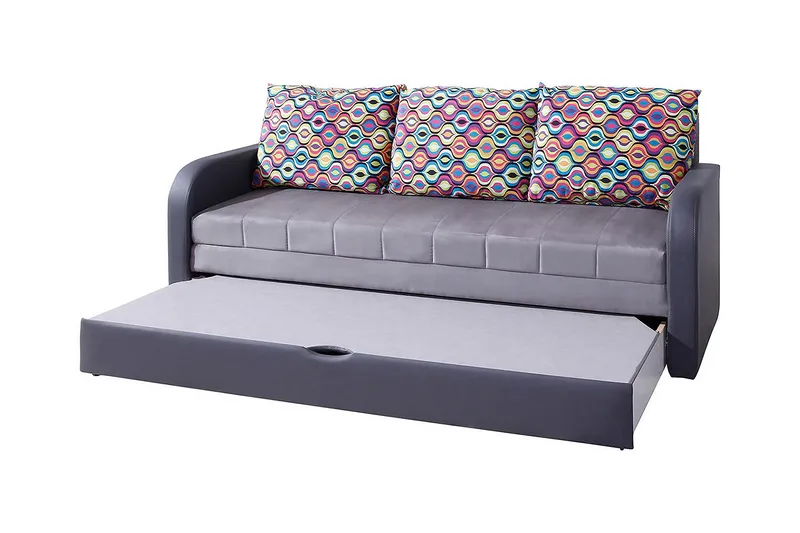 Lido Sovesofa 208x75x86 cm - Lilla - Møbler - Sofaer - Sovesofaer - 3 seters sovesofa