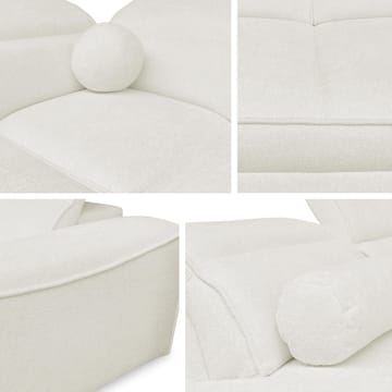 3-seters sovesofa med sjeselong VITO Velo 635 Høyrevendt - mørkegrå - Møbler - Sofaer - Sovesofaer - Hjørnesovesofa