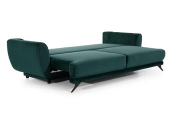 Megis 3-sits Sovesofa - Grønn - Møbler - Sofaer - Sovesofaer - 3 seters sovesofa
