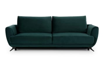 Megis 3-sits Sovesofa - Grønn - Møbler - Sofaer - Sovesofaer - 3 seters sovesofa