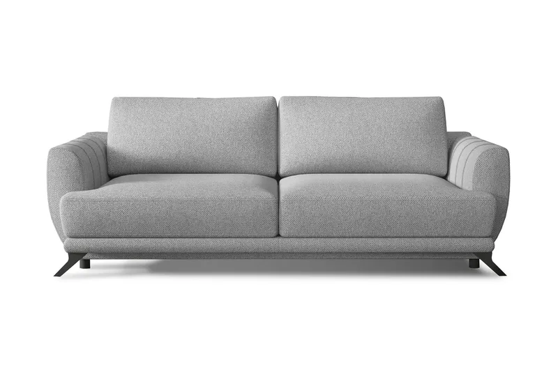 Megis 3-sits Sovesofa, Lysegrå