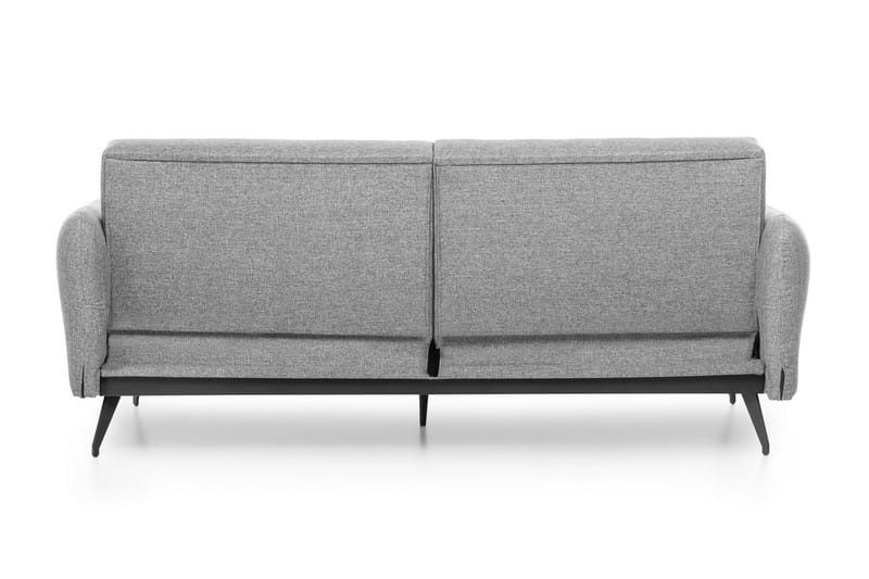 Mezonzo 3-seter Rektangulær Sovesofa 125x190 cm i Stoff - Grå - Møbler - Sofaer - Sovesofaer - 3 seters sovesofa