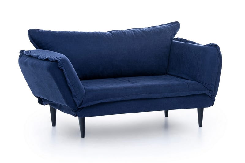 Mezonzo 3-seter Rektangulær Sovesofa 50x190 cm i Stoff - Blå - Møbler - Sofaer - Sovesofaer - 3 seters sovesofa