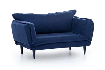 Mezonzo 3-seter Rektangulær Sovesofa 50x190 cm i Stoff - Blå - Møbler - Sofaer - Sovesofaer - 3 seters sovesofa