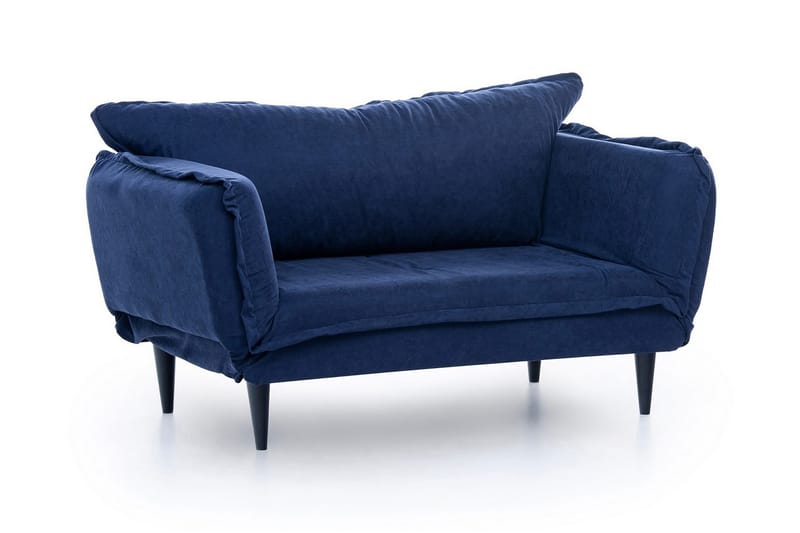 Mezonzo 3-seter Rektangulær Sovesofa 50x190 cm i Stoff - Blå - Møbler - Sofaer - Sovesofaer - 3 seters sovesofa