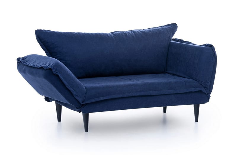 Mezonzo 3-seter Rektangulær Sovesofa 50x190 cm i Stoff - Blå - Møbler - Sofaer - Sovesofaer - 3 seters sovesofa