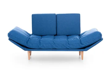 Mezonzo 3-seter Sammenleggbar Sovesofa 70x200 cm i Stoff - Blå - Møbler - Sofaer - Sovesofaer - 3 seters sovesofa