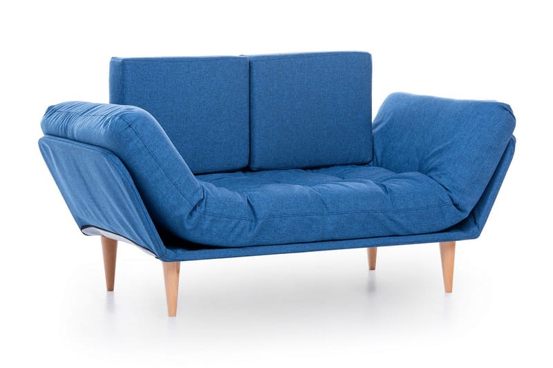 Mezonzo 3-seter Sammenleggbar Sovesofa 70x200 cm i Stoff - Blå - Møbler - Sofaer - Sovesofaer - 3 seters sovesofa
