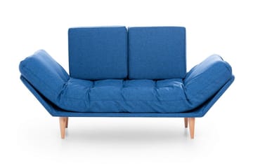 Mezonzo 3-seter Sammenleggbar Sovesofa 70x200 cm i Stoff - Blå - Møbler - Sofaer - Sovesofaer - 3 seters sovesofa