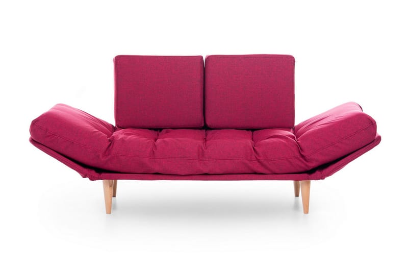 Mezonzo 3-seter Sammenleggbar Sovesofa 70x200 cm i Stoff - Rød - Møbler - Sofaer - Sovesofaer - 3 seters sovesofa