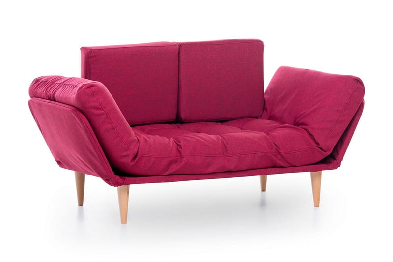 Mezonzo 3-seter Sammenleggbar Sovesofa 70x200 cm i Stoff - Rød - Møbler - Sofaer - Sovesofaer - 3 seters sovesofa