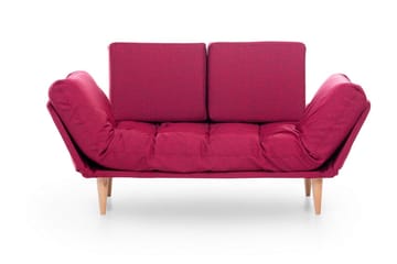 Mezonzo 3-seter Sammenleggbar Sovesofa 70x200 cm i Stoff - Rød - Møbler - Sofaer - Sovesofaer - 3 seters sovesofa