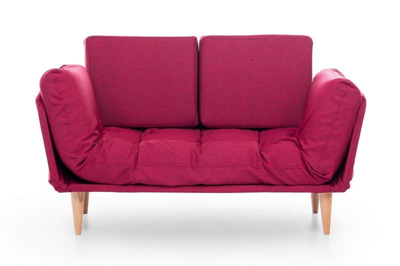 Mezonzo 3-seter Sammenleggbar Sovesofa 70x200 cm i Stoff, Rød
