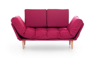 Mezonzo 3-seter Sammenleggbar Sovesofa 70x200 cm i Stoff - Rød - Møbler - Sofaer - Sovesofaer - 3 seters sovesofa