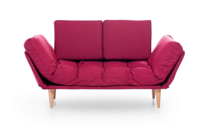 Mezonzo 3-seter Sammenleggbar Sovesofa 70x200 cm i Stoff - Rød - Møbler - Sofaer - Sovesofaer - 3 seters sovesofa