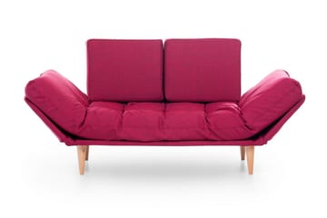 Mezonzo 3-seter Sammenleggbar Sovesofa 70x200 cm i Stoff - Rød - Møbler - Sofaer - Sovesofaer - 3 seters sovesofa