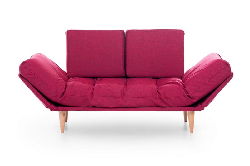Mezonzo 3-seter Sammenleggbar Sovesofa 70x200 cm i Stoff - Rød - Møbler - Sofaer - Sovesofaer - 3 seters sovesofa
