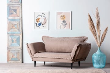 Mezonzo 3-seter Sovesofa - Brun - Møbler - Sofaer - Sovesofaer - 3 seters sovesofa