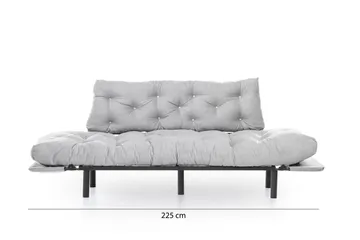 Mezonzo 3-seter Sovesofa - Grå - Møbler - Sofaer - Sovesofaer - 3 seters sovesofa