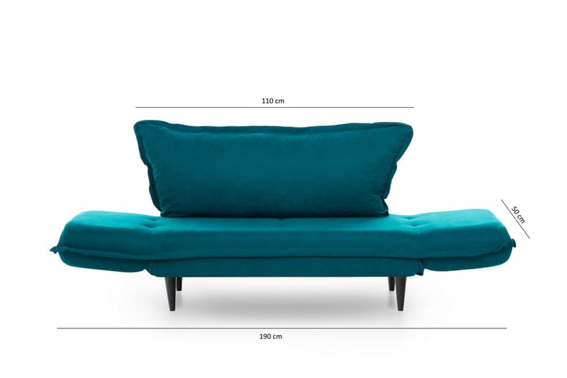 Mezonzo 3-seter Sovesofa - Grønn - Møbler - Sofaer - Sovesofaer - 3 seters sovesofa