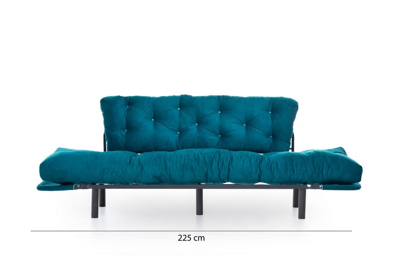 Mezonzo 3-seter Sovesofa - Grønn - Møbler - Sofaer - Sovesofaer - 3 seters sovesofa