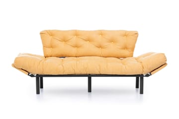 Mezonzo 3-seter Sovesofa - Gul - Møbler - Sofaer - Sovesofaer - 3 seters sovesofa