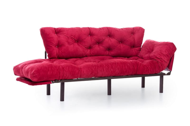Mezonzo 3-seter Sovesofa - Rød - Møbler - Sofaer - Sovesofaer - 3 seters sovesofa