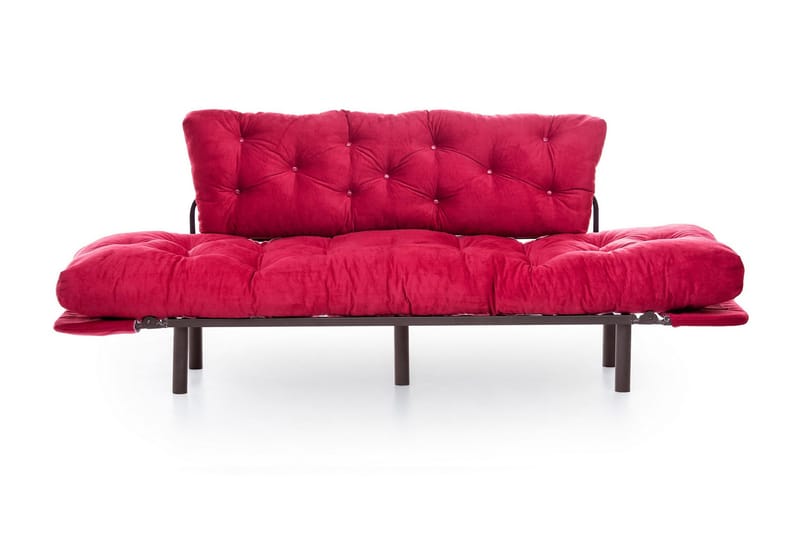 Mezonzo 3-seter Sovesofa - Rød - Møbler - Sofaer - Sovesofaer - 3 seters sovesofa