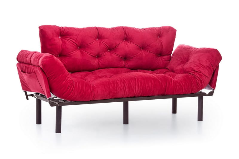 Mezonzo 3-seter Sovesofa - Rød - Møbler - Sofaer - Sovesofaer - 3 seters sovesofa