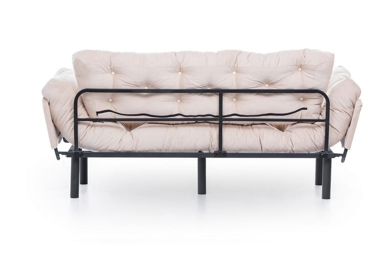 Mezonzo 3-seter Sovesofa Utfellbar 70x225 cm i Stoff - Beige - Møbler - Sofaer - Sovesofaer - 3 seters sovesofa