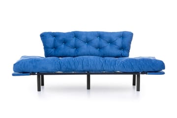 Mezonzo 3-seter Sovesofa Utfellbar 70x225 cm i Stoff - Blå - Møbler - Sofaer - Sovesofaer - 3 seters sovesofa