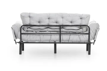 Mezonzo 3-seter Sovesofa Utfellbar 70x225 cm i Stoff - Grå - Møbler - Sofaer - Sovesofaer - 3 seters sovesofa