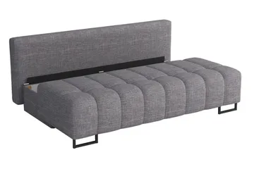 Morenia 3-seter Sammenleggbar Sovesofa 146x200 cm med Oppbevaring i Stoff - Blå - Møbler - Sofaer - Sovesofaer - 3 seters sovesofa