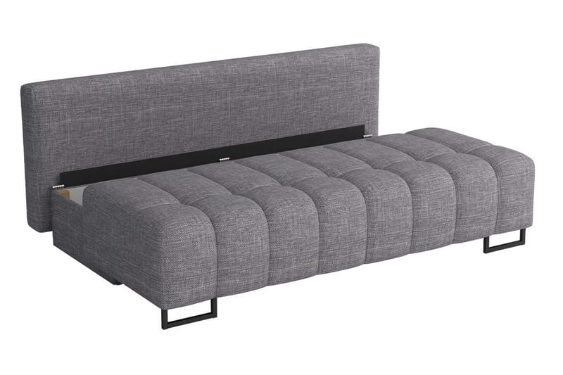 Morenia 3-seter Sammenleggbar Sovesofa 146x200 cm med Oppbevaring i Stoff - Blå - Møbler - Sofaer - Sovesofaer - 3 seters sovesofa