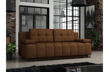 Morenia 3-seter Sovesofa - Brun - Møbler - Sofaer - Sovesofaer - 3 seters sovesofa