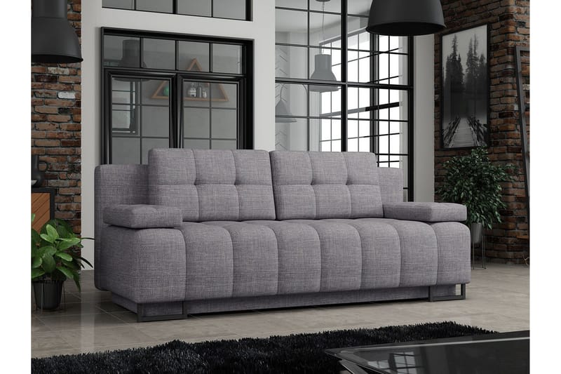 Morenia 3-seter Sovesofa - Grå - Møbler - Sofaer - Sovesofaer - 3 seters sovesofa